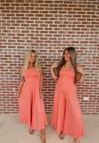 East Coast Coral Jumpsuit
