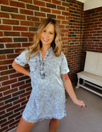 Outwest Acid wash dress
