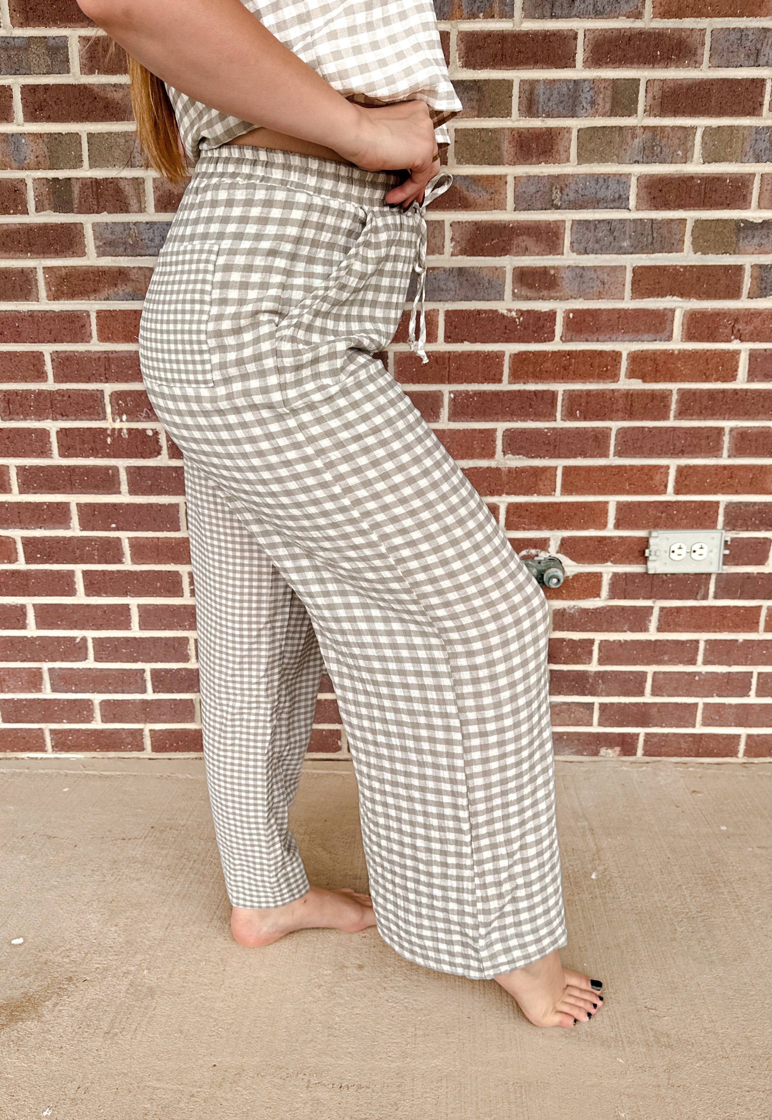 Ella Gingham Pants