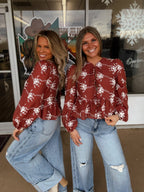 The Hampton Top- Maroon