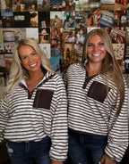 Things To Do Striped Pullover