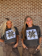 The Sadie Quilted Leopard Tee