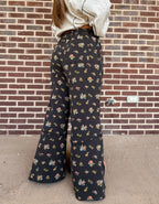 The Daisy Floral Wide Leg Pants