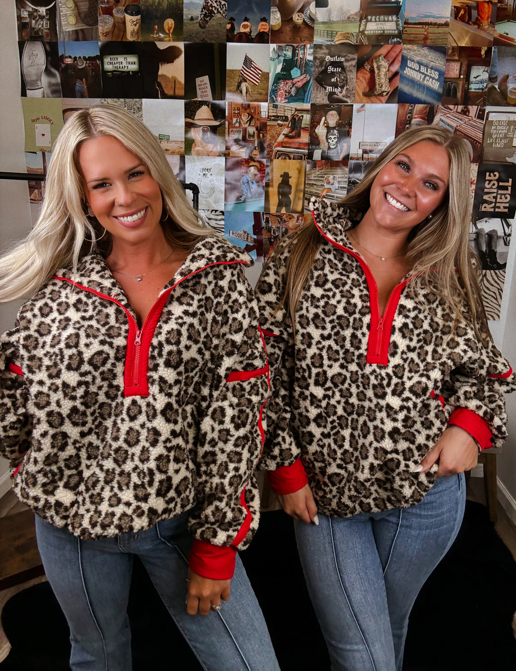 Take A Moment Leopard Pullover