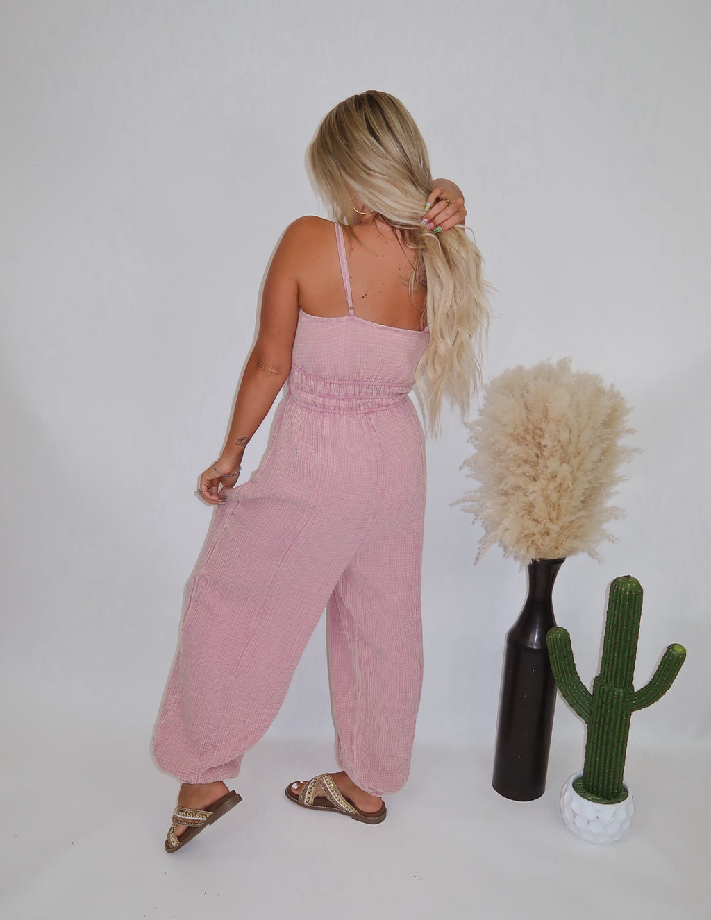 The Quinn Jumpsuit- Mauve