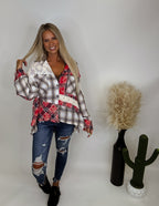 The Weston Shacket- Red