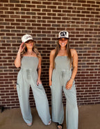Forevermore Jumpsuit- Sage