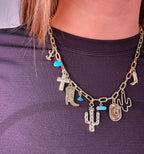 Western Charm Recon Stone Necklace