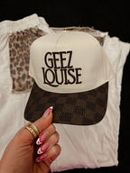 Geez Louise Embroidered Trucker Hat