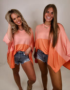 Coffee Sunsets V-Neck Top