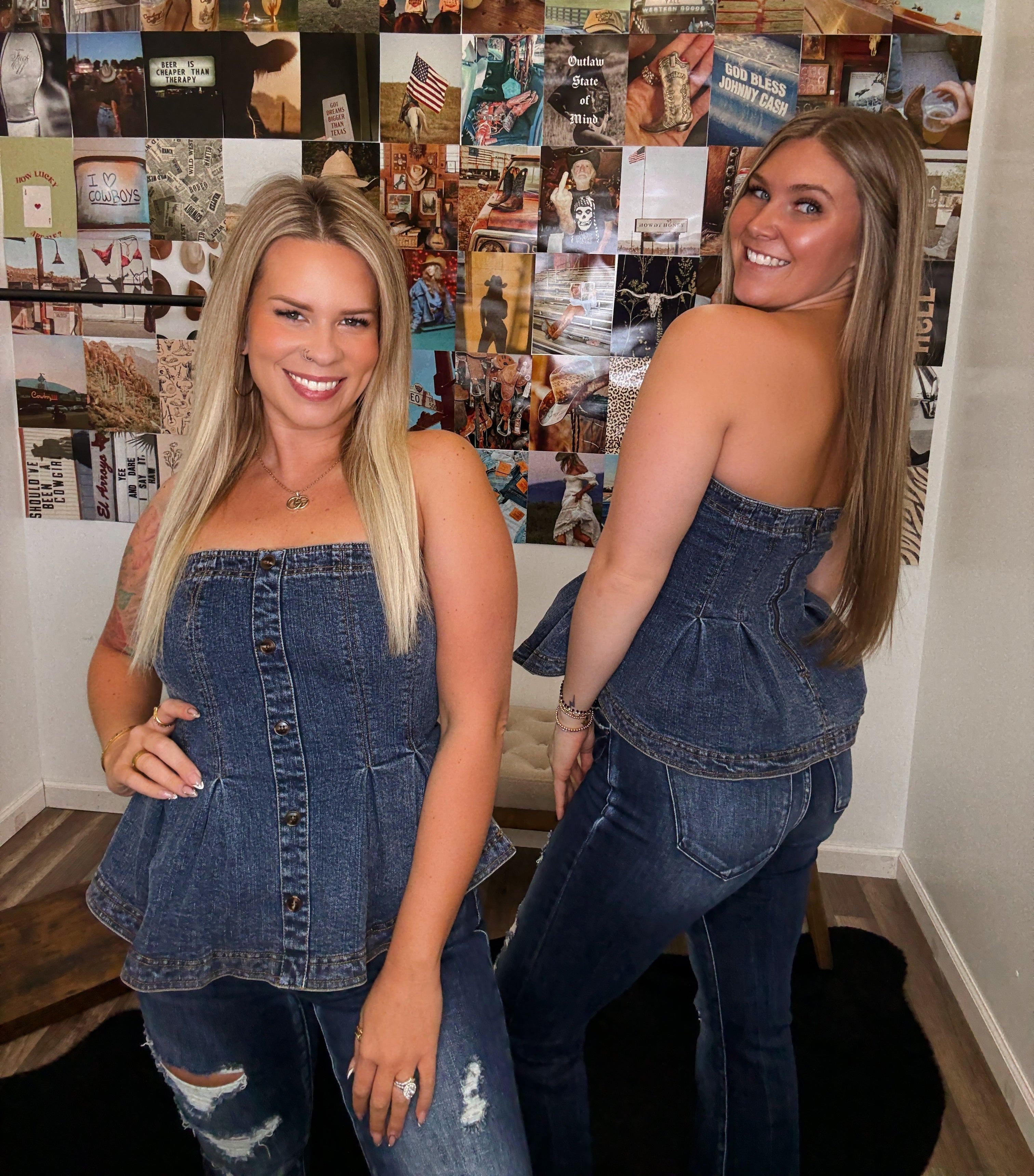 90's Baby Peplum Top