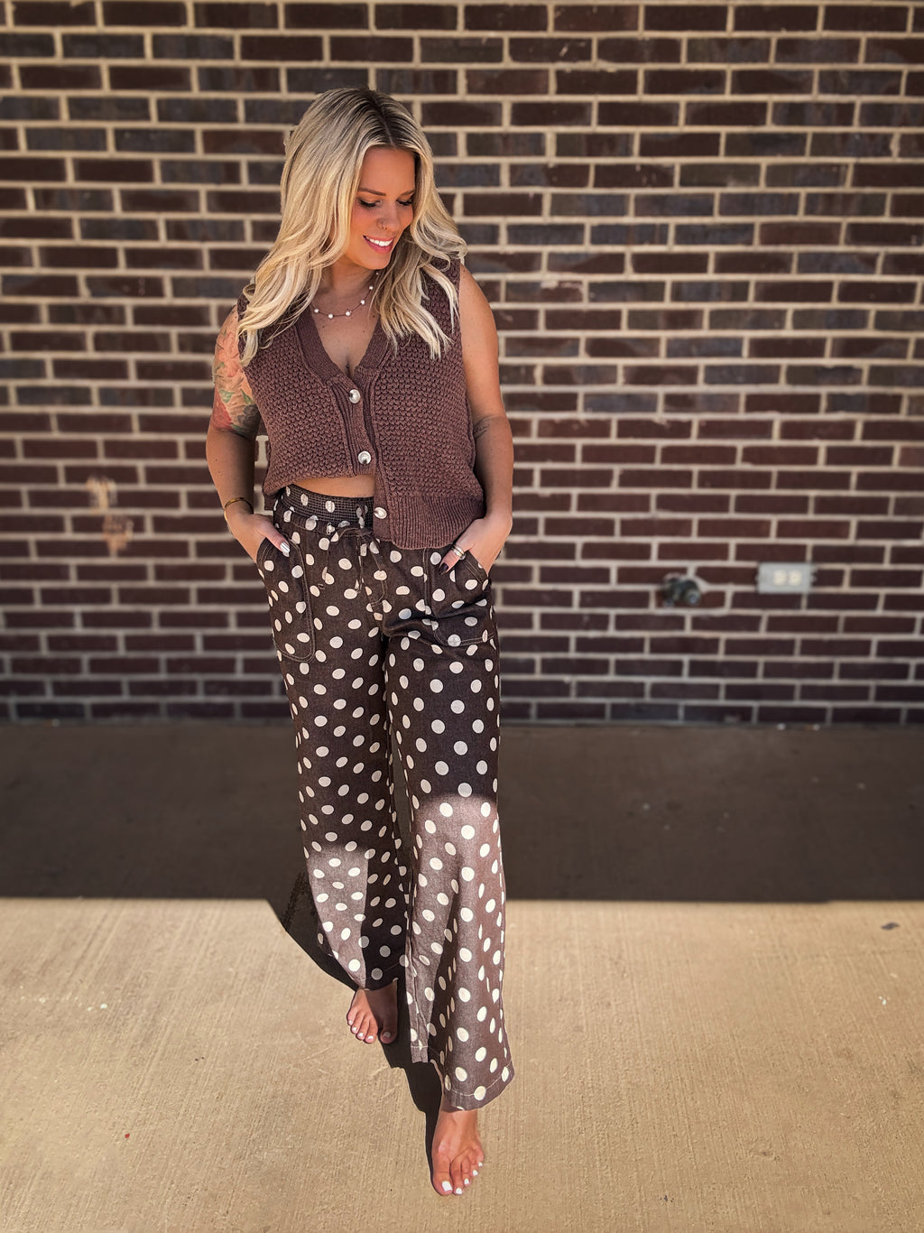The Brooks Polka Dot Pants