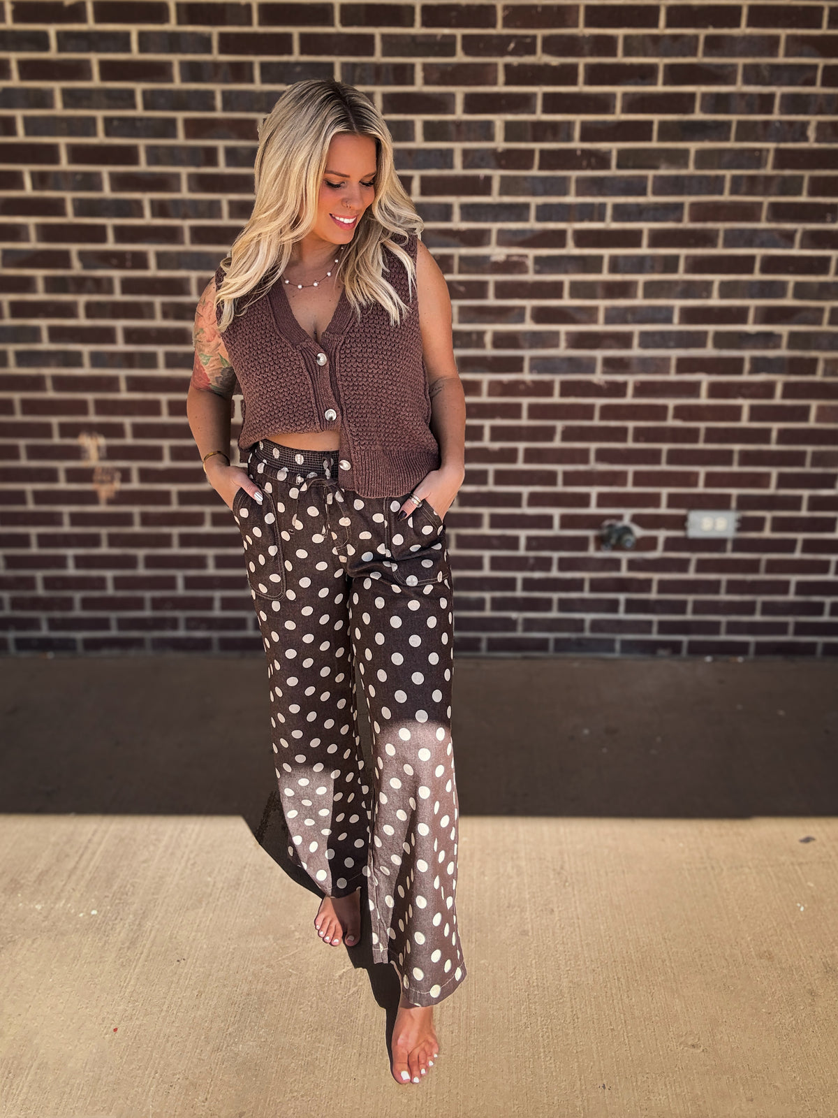 The Brooks Polka Dot Pants