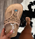 The Casanova Sandals- Tan