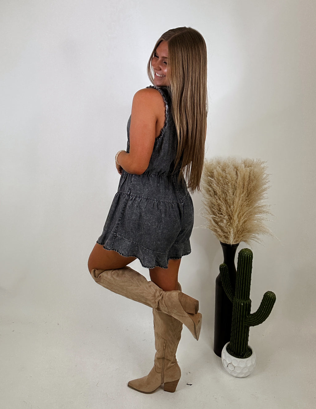 The Cabo Washed Romper
