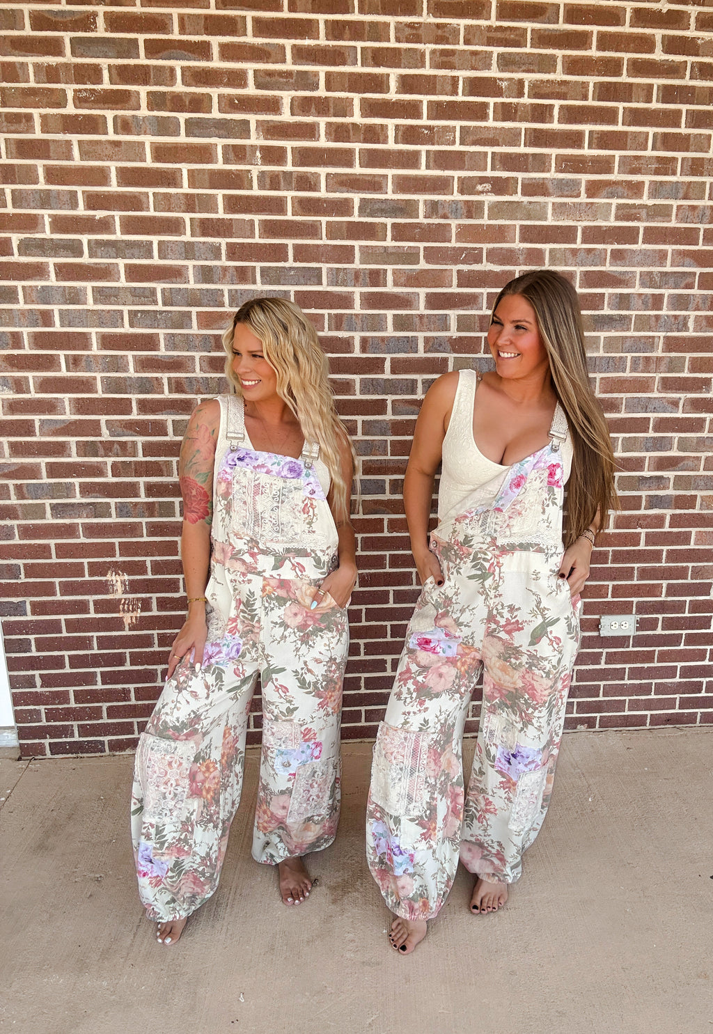 The Lottie Floral Overalls