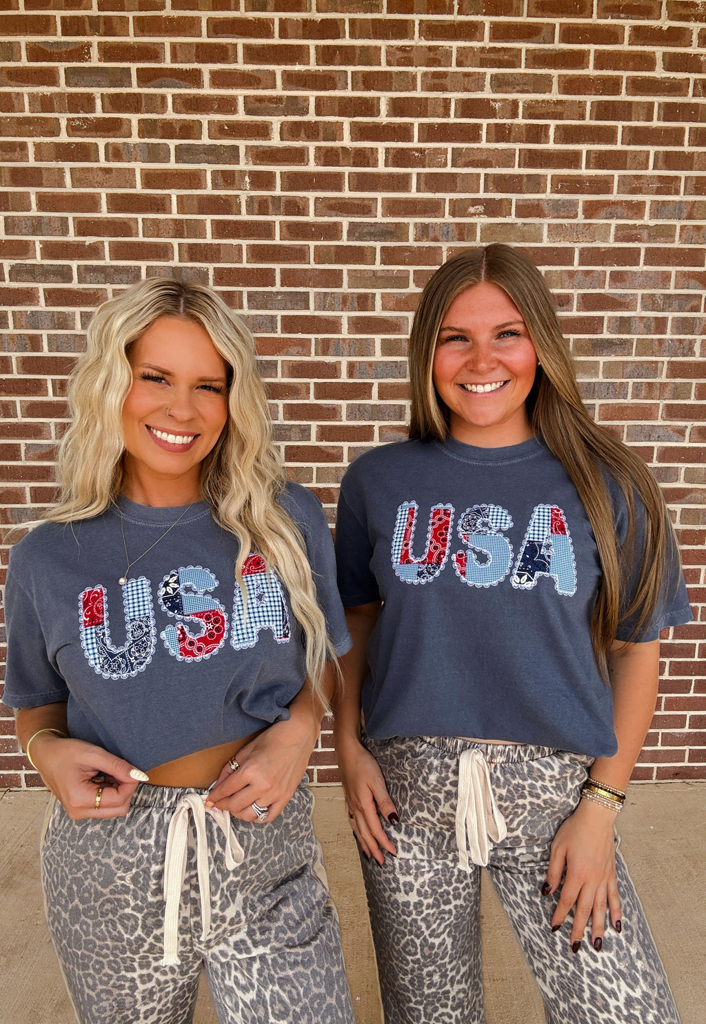 Embroidered USA tee