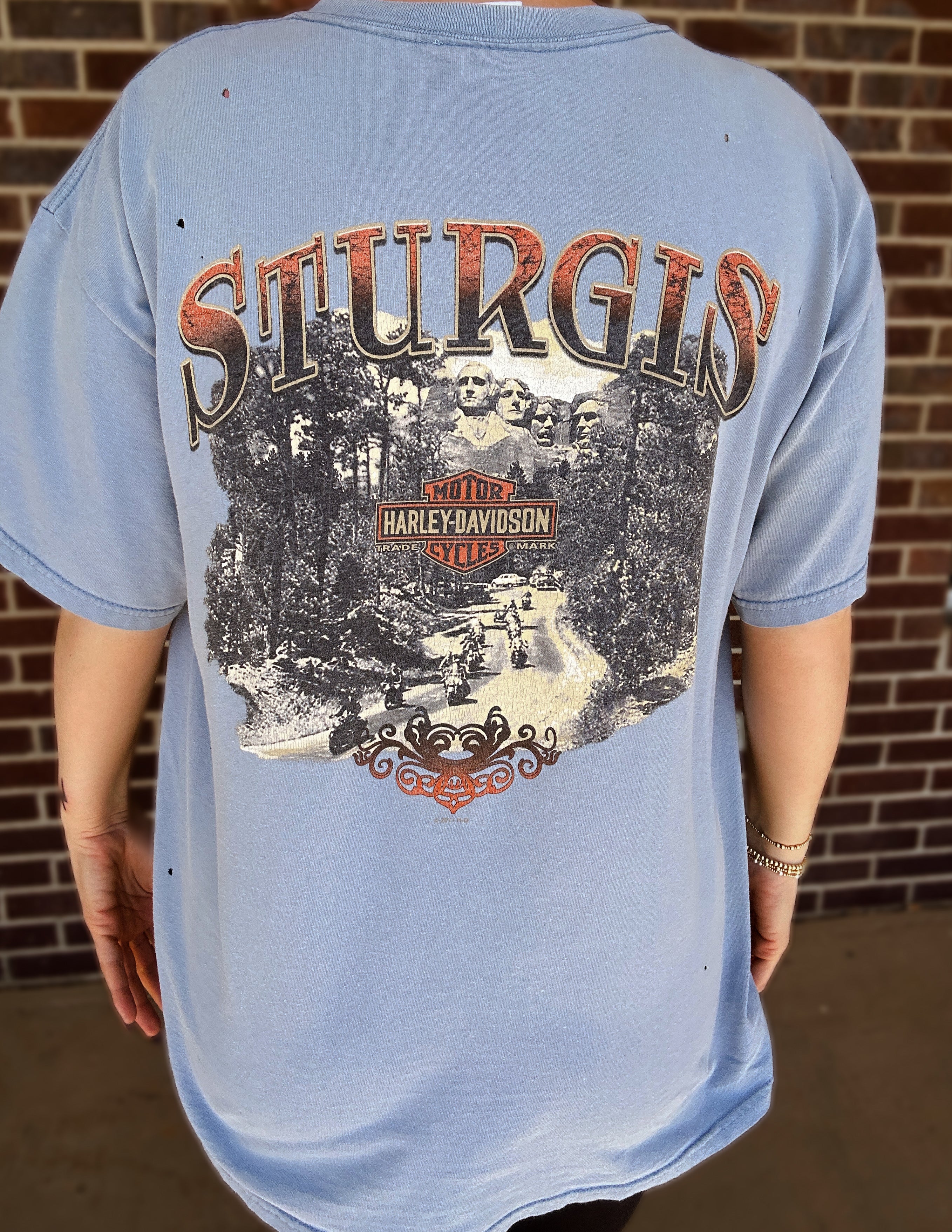 Upcycled Sturgis Tee- XL