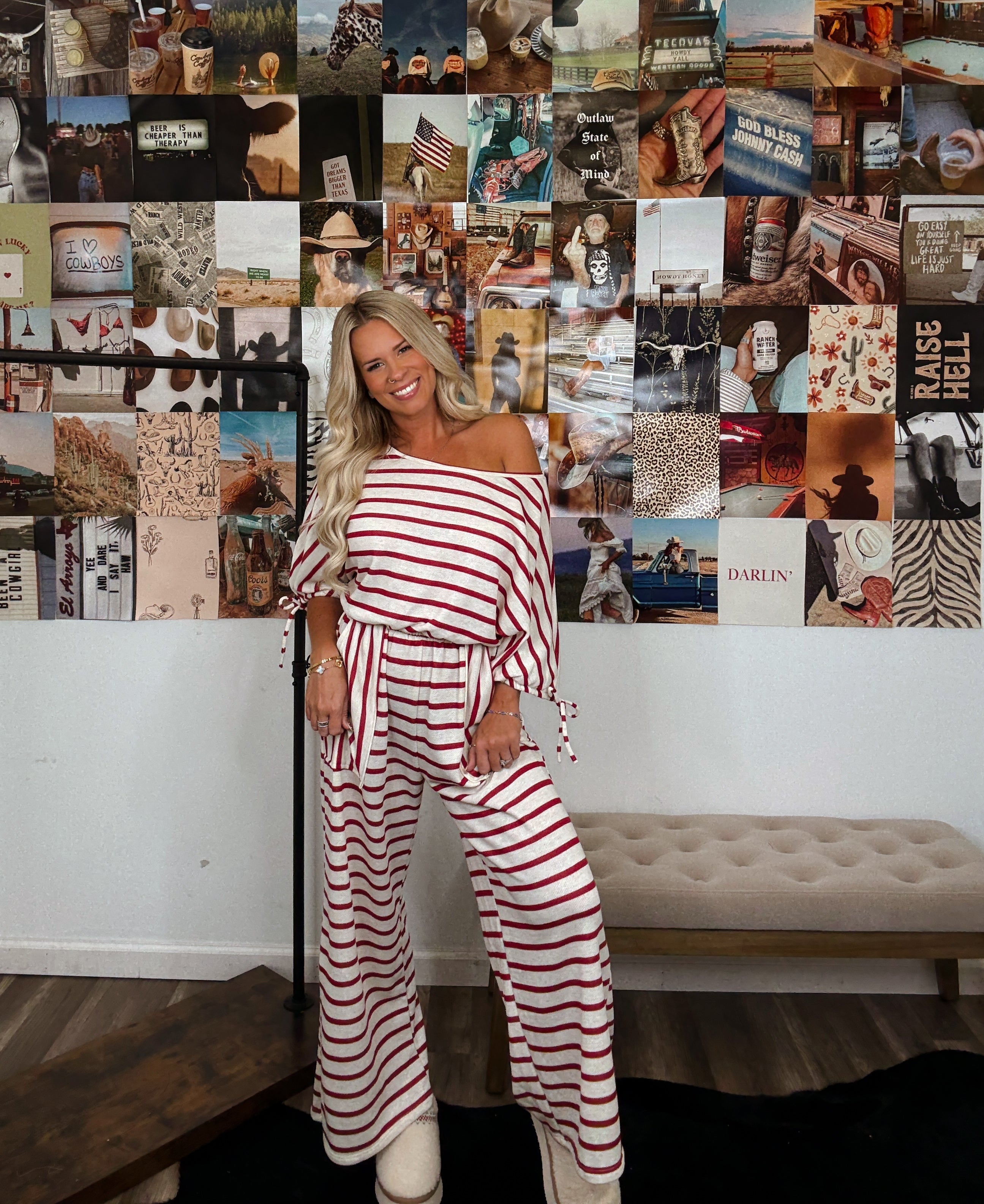 Hayden Jumpsuit- Red