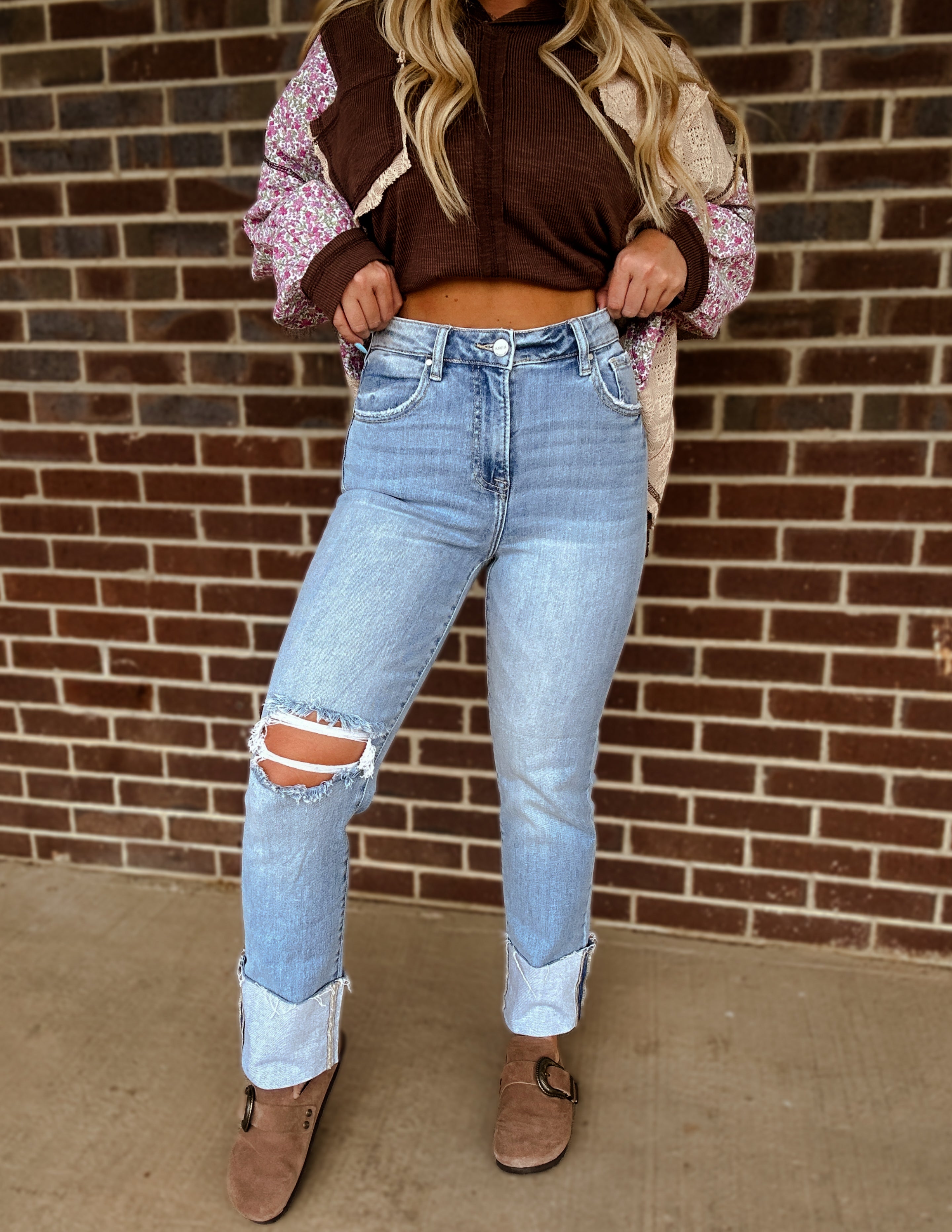 The Blair Wide leg denim