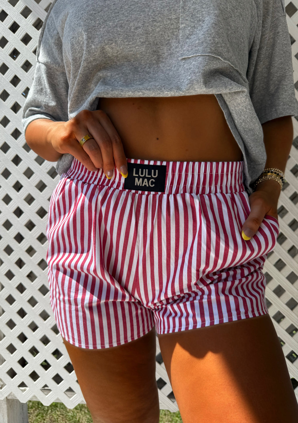 The Clover Striped Boxer Shorts