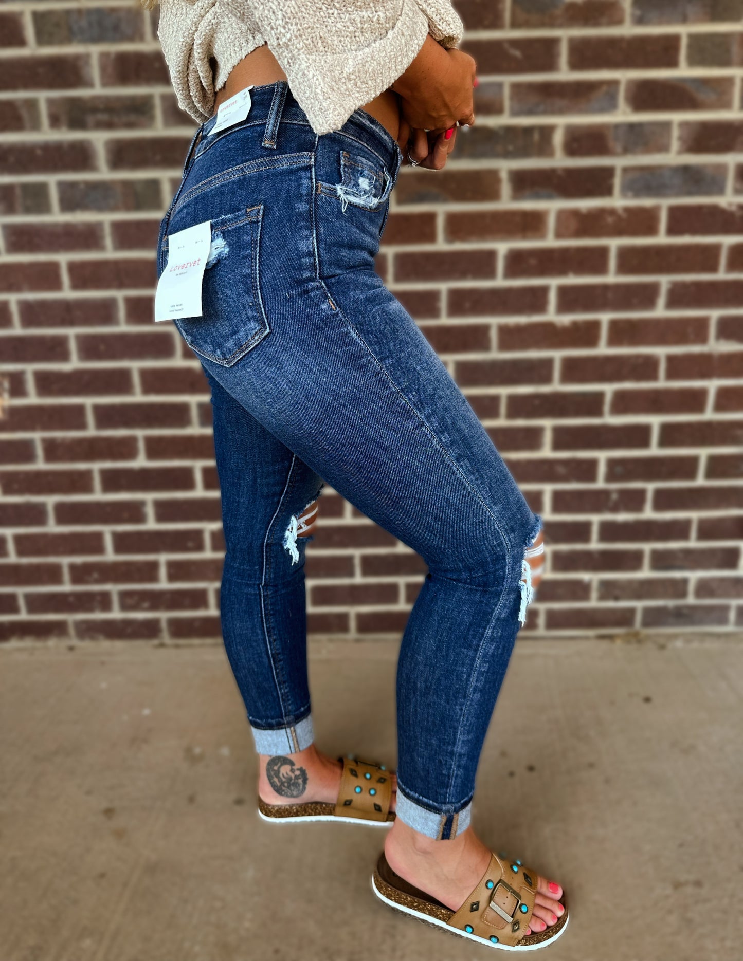 The Krewe Skinny denim