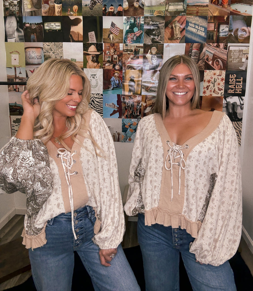 The Ellie Top- Natural