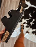 The Dallas Sandals- Black