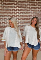 The Oli Cream Crochet Top