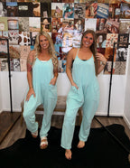 The Richland Jumpsuit- Turquoise