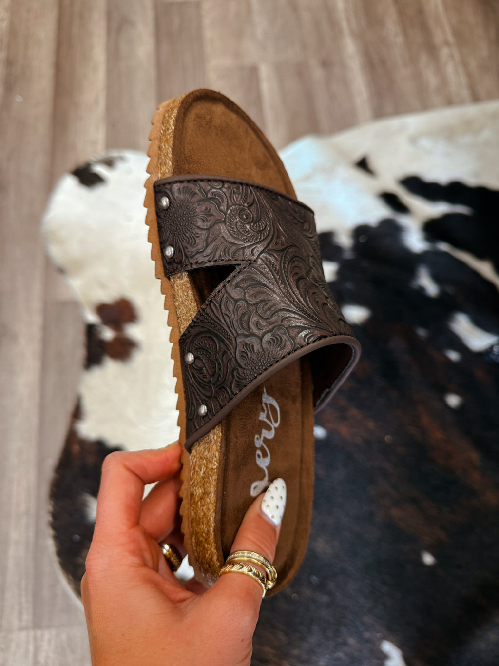 The Reagan Sandals- Chocolate