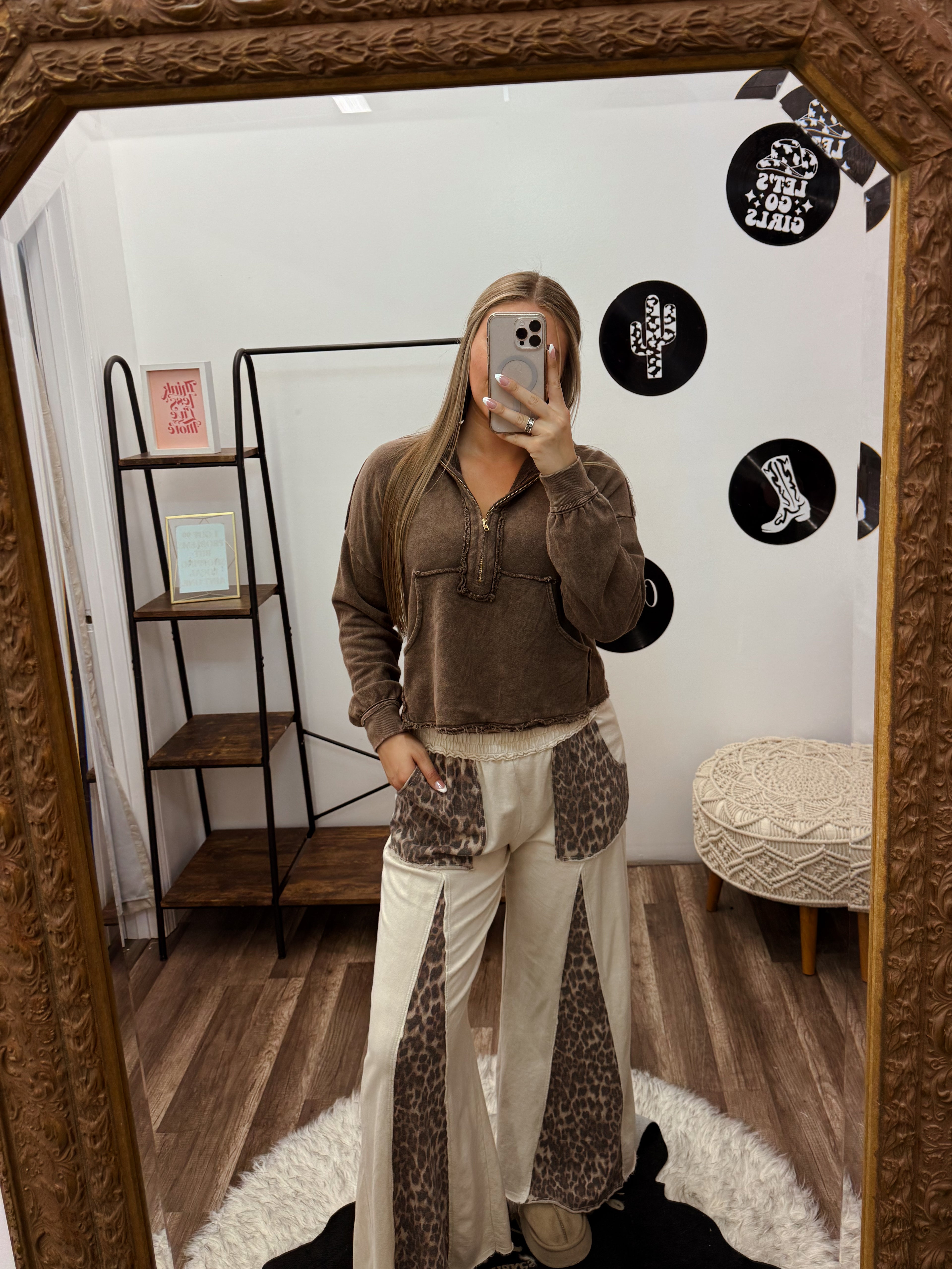 The Conley Waffle Knit Top