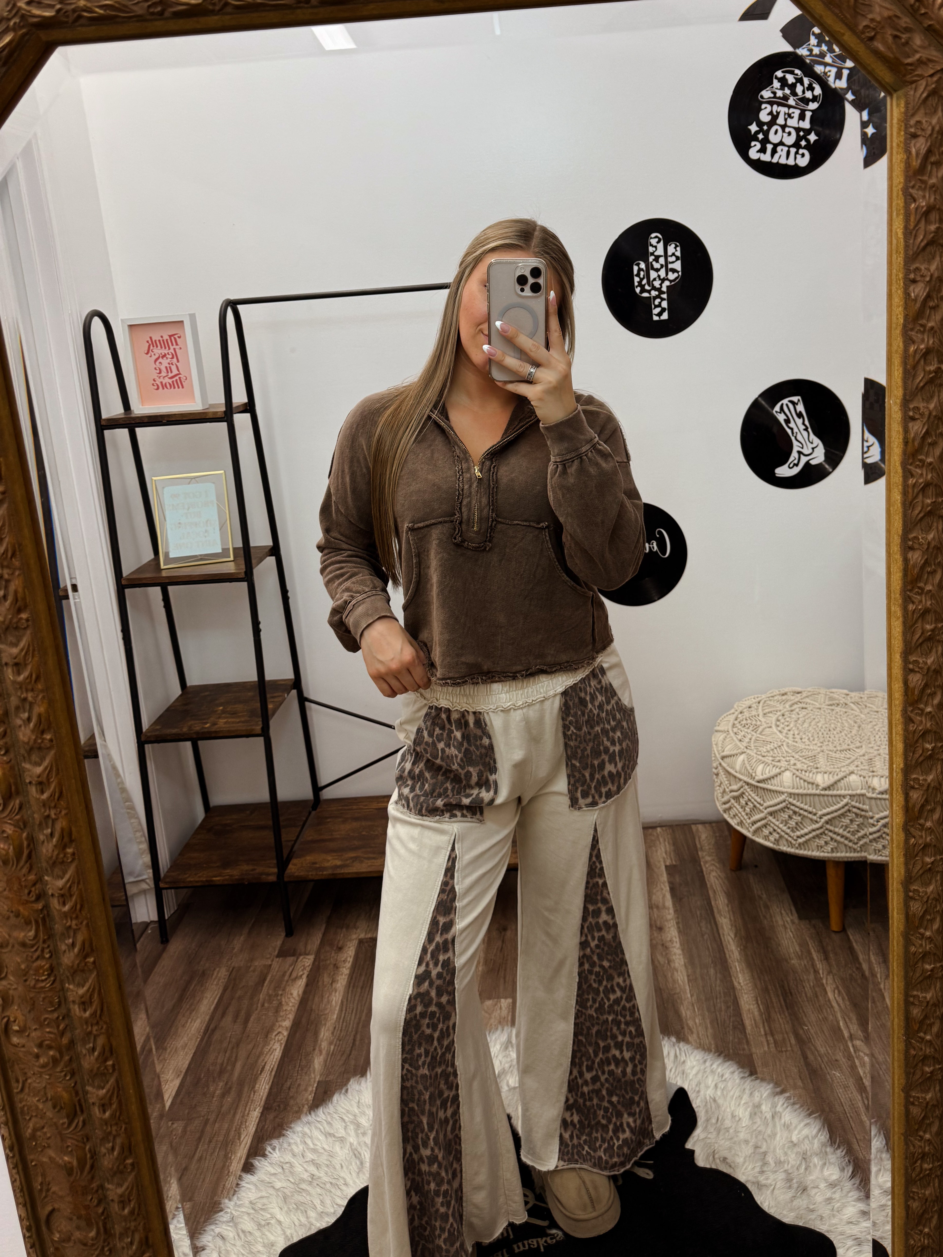 The Conley Waffle Knit Top