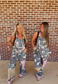 The Patchwork Camo Overalls