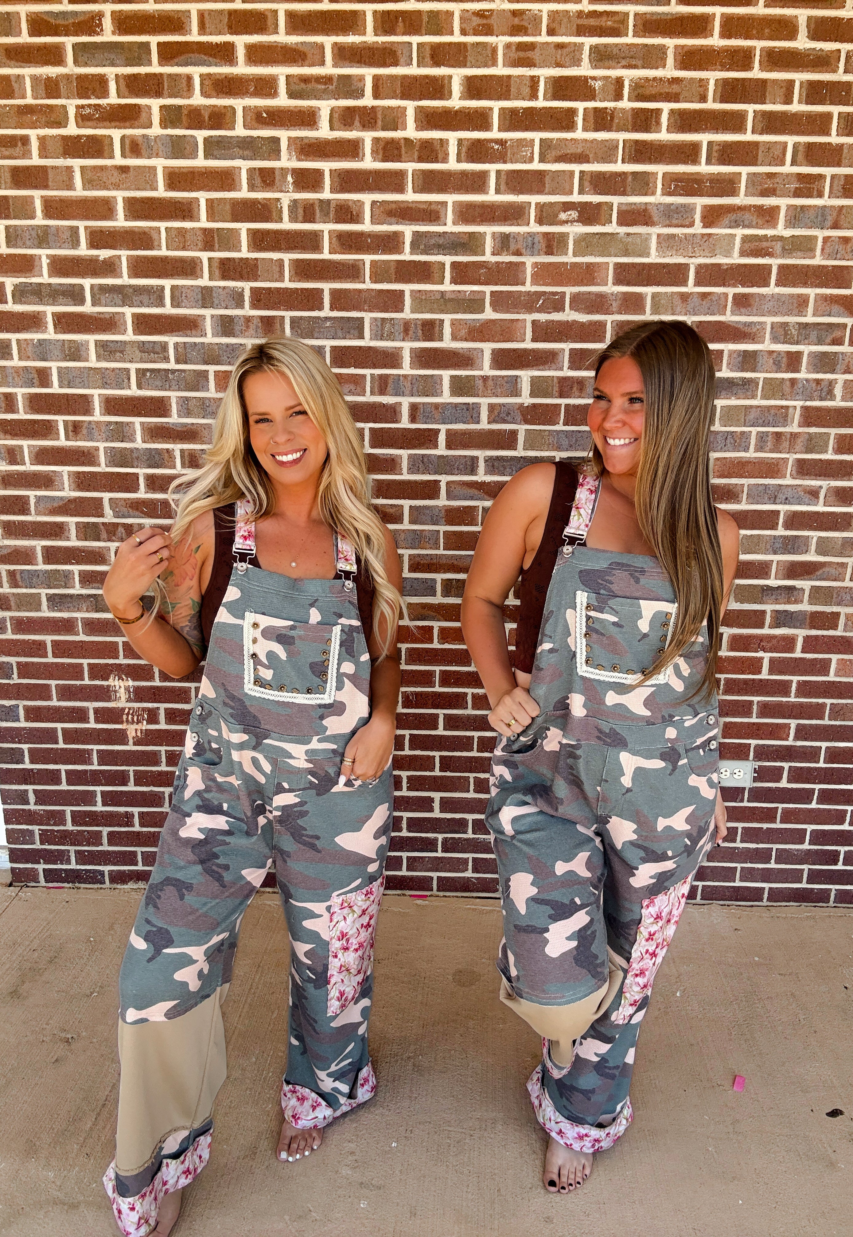 The Patchwork Camo Overalls