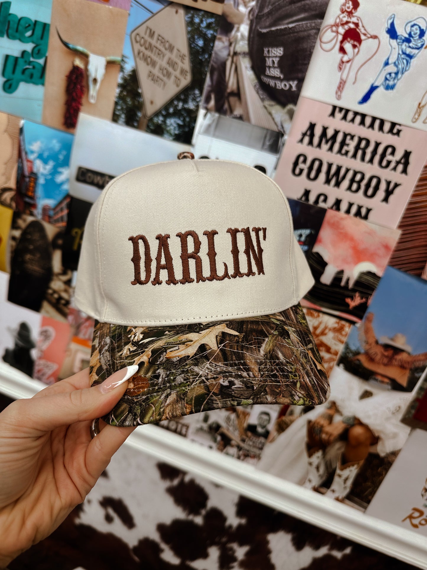 Darlin Camo Trucker Hat