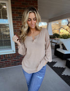 The Brandi Top- taupe