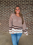 The Kelsey Sweater- Mocha