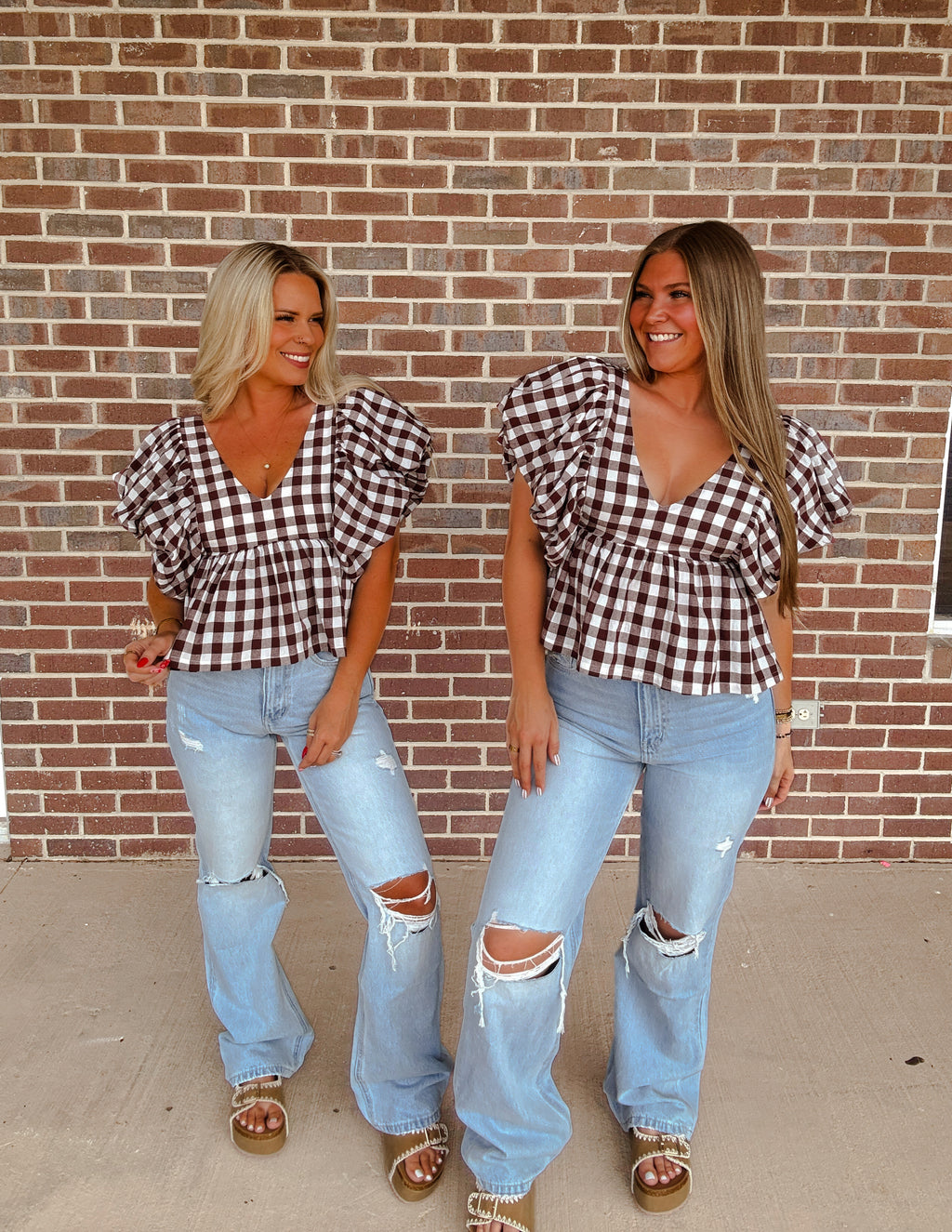 The Statement Gingham Top