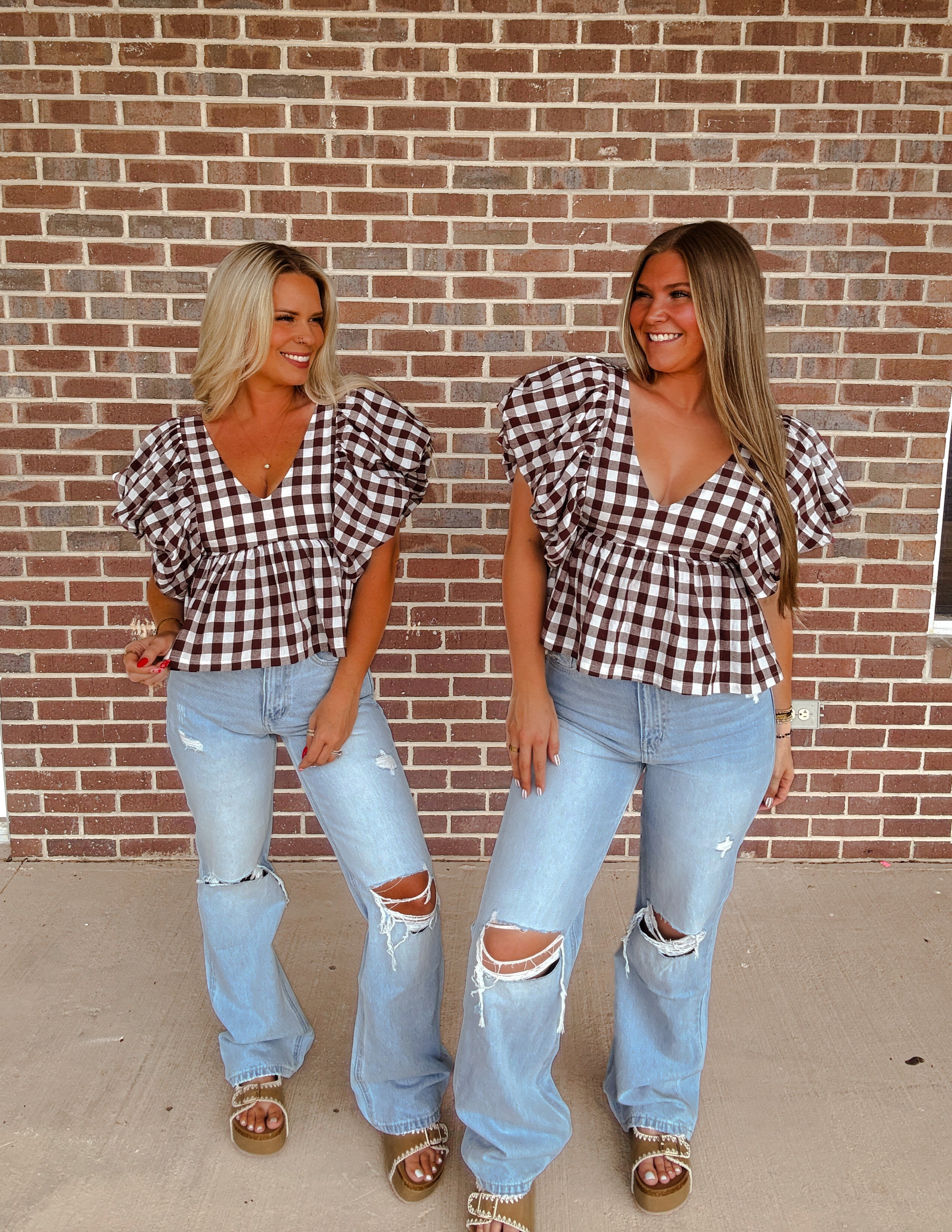 The Statement Gingham Top