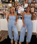 Dusty Denim Jumpsuit