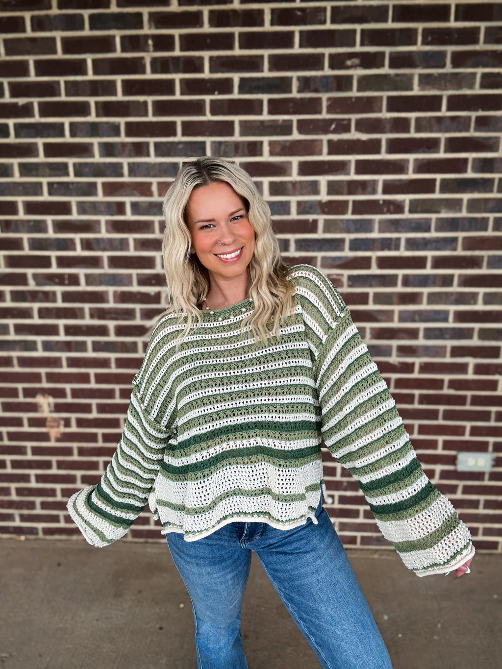The Kelsey Sweater- Sage