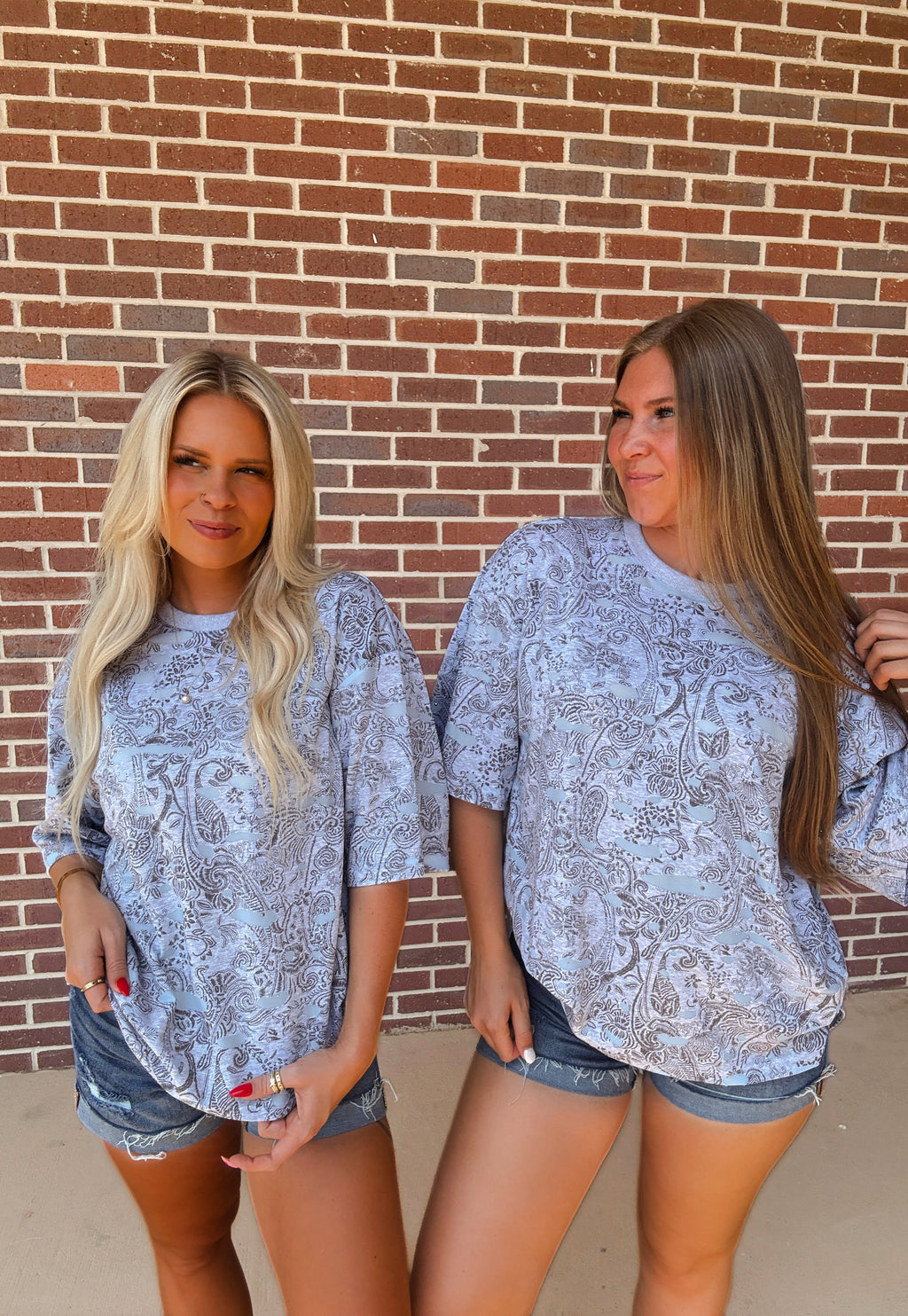 The Paisley Distressed Tee