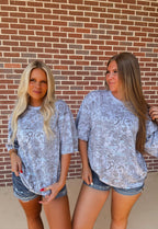 The Paisley Distressed Tee