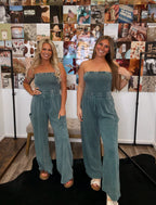 Forevermore Jumpsuit- Teal