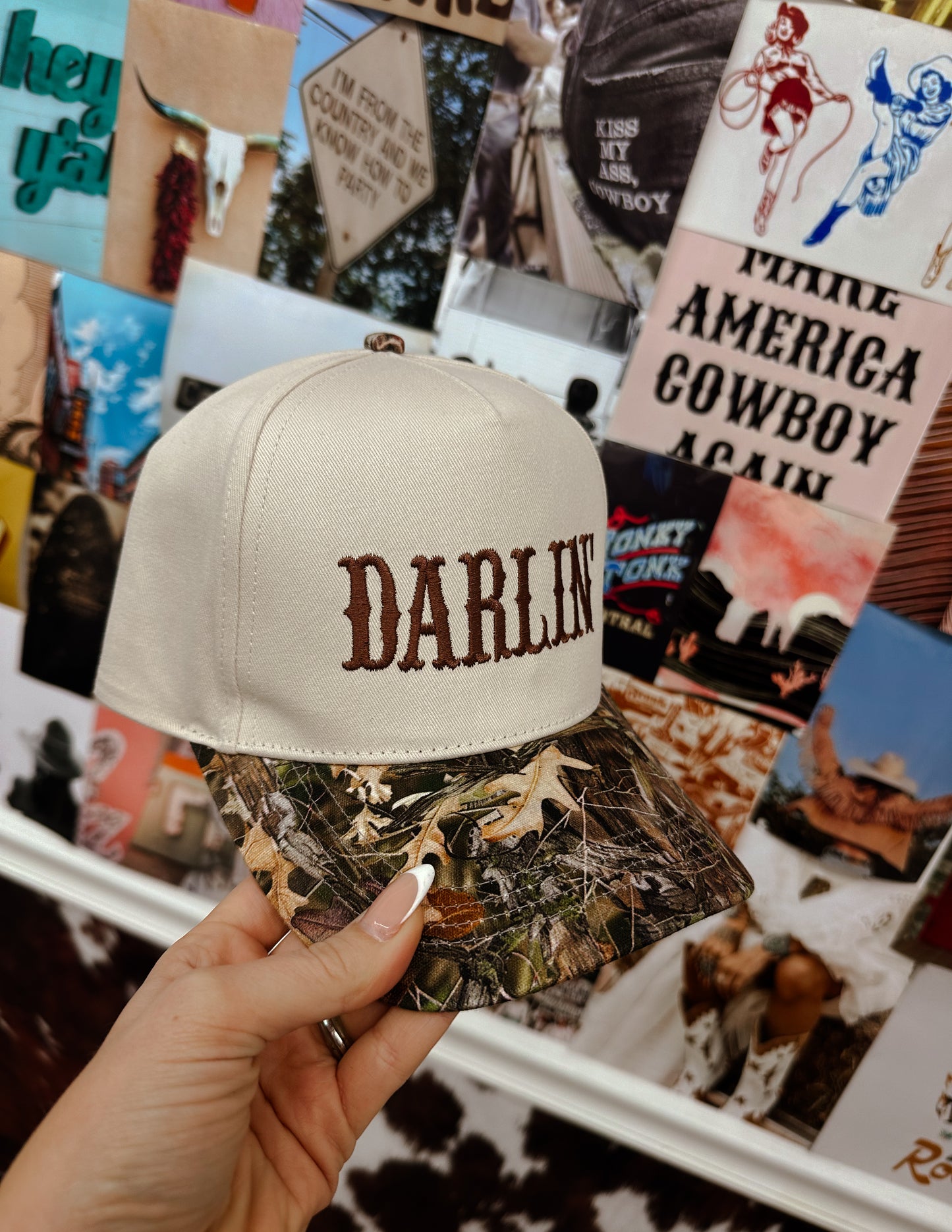 Darlin Camo Trucker Hat