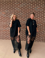 The Jade Lace Tee Shirt Dress