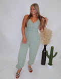 The Quinn Jumpsuit- Sage