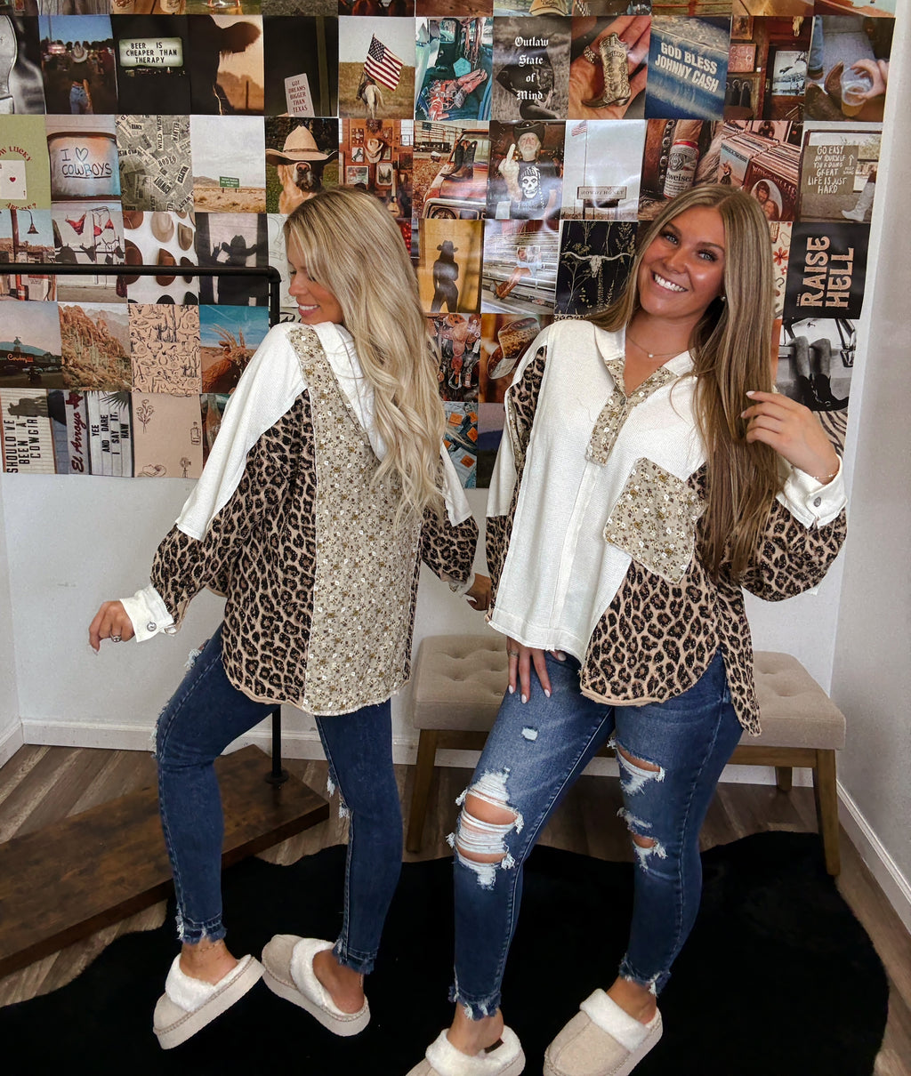 The Leopard Patchwork Pullover