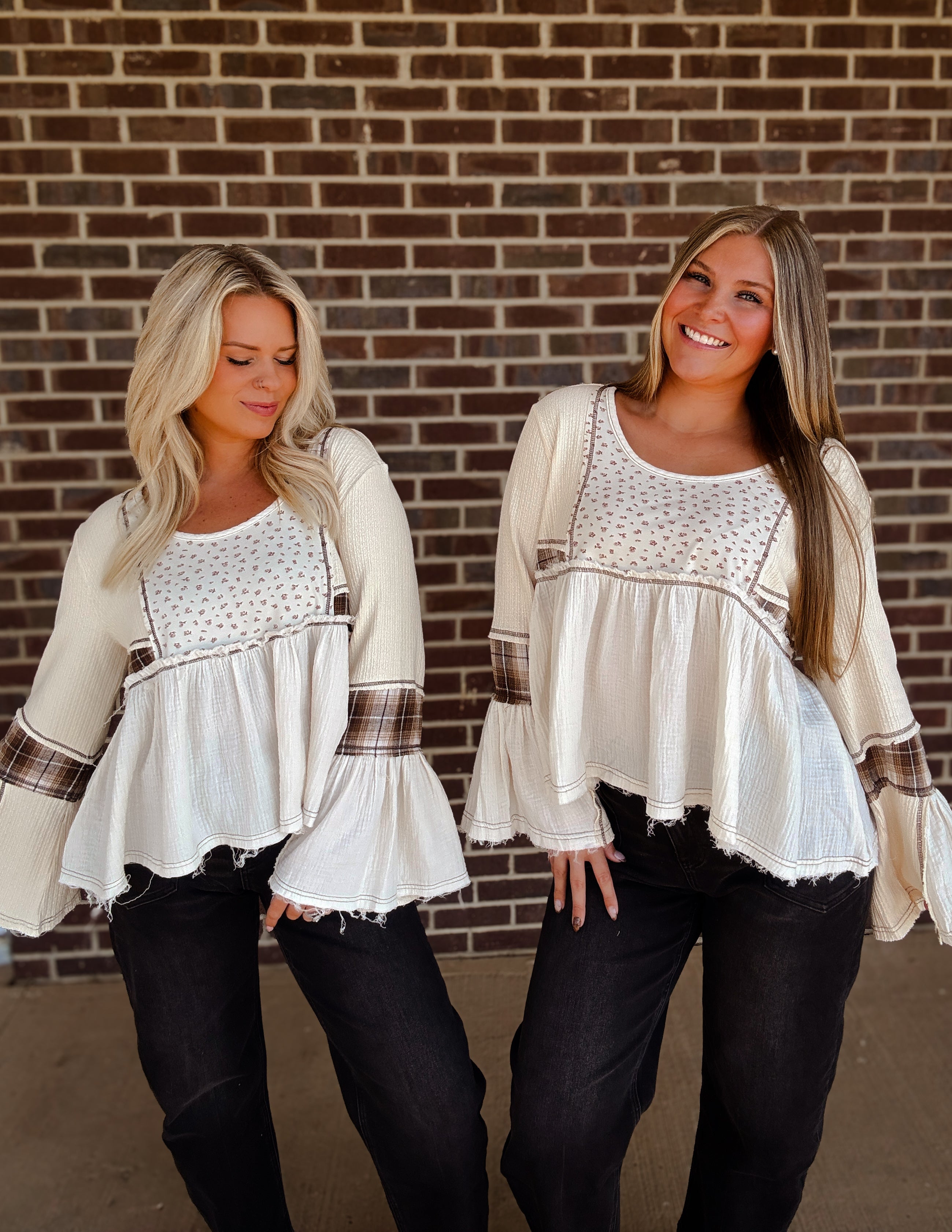 The Billie Plaid Top